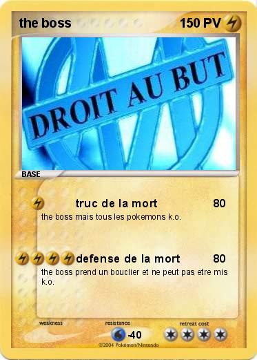 Pokemon the boss