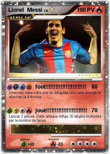 Pokemon Lionel  Messi