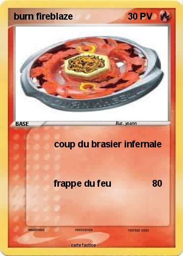 Pokemon burn fireblaze