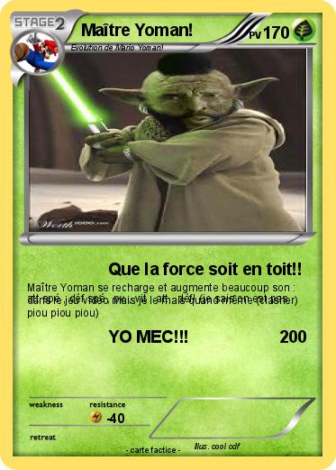 Pokemon Maître Yoman!