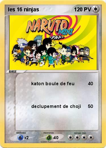 Pokemon les 16 ninjas