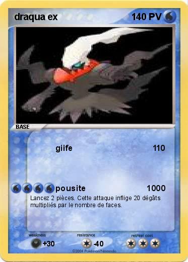 Pokemon draqua ex