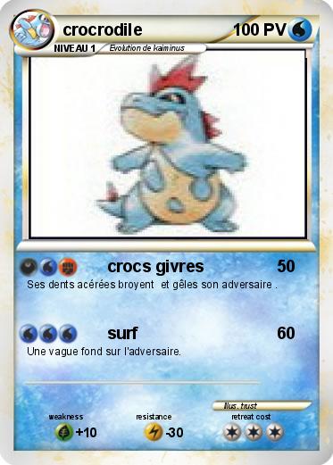 Pokemon crocrodile