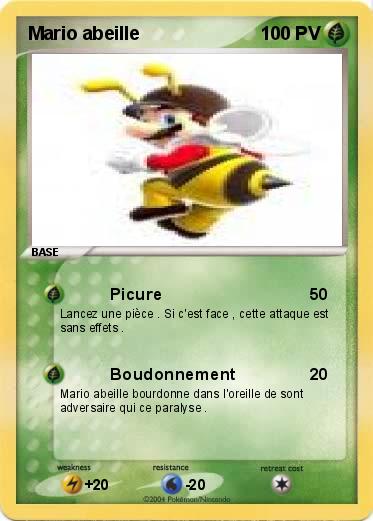 Pokemon Mario abeille