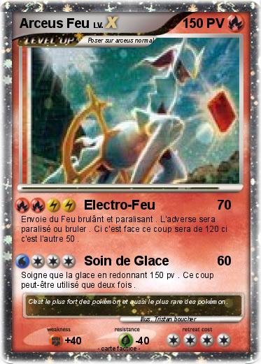 Pokemon Arceus Feu