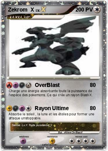 Pokemon Zekrom  X
