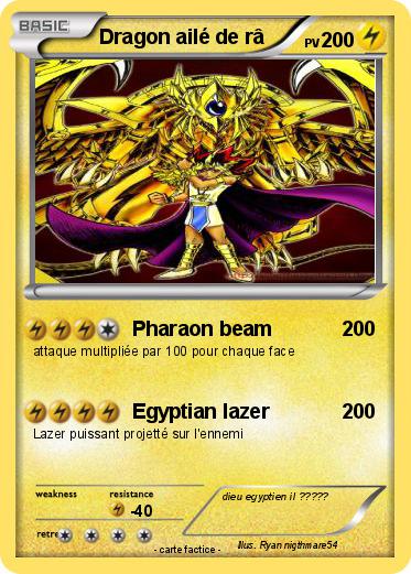 Pokemon Dragon ailé de râ