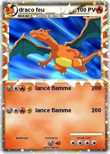 Pokemon draco feu