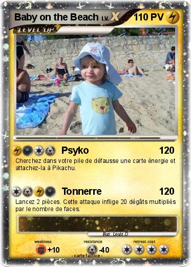 Pokemon Baby on the Beach