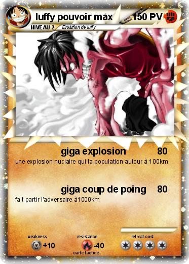 Pokemon luffy pouvoir max