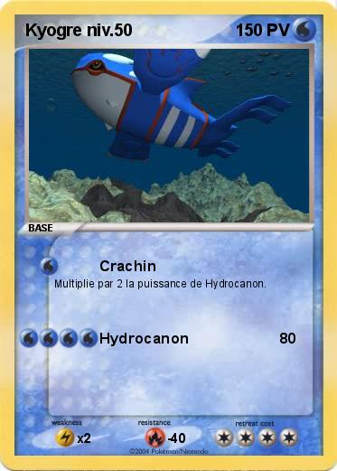Pokemon Kyogre niv.50