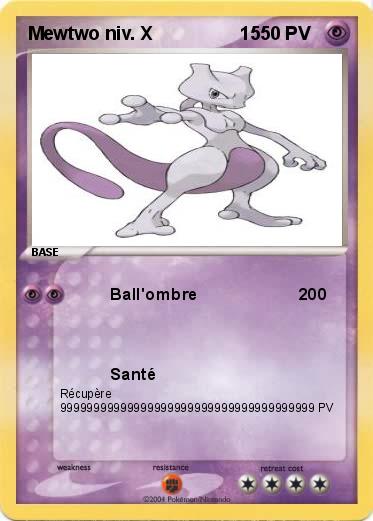 Pokemon Mewtwo niv. X                 15