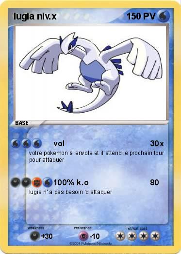 Pokemon lugia niv.x