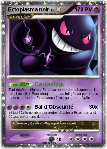 Pokemon Ectoplasma noir