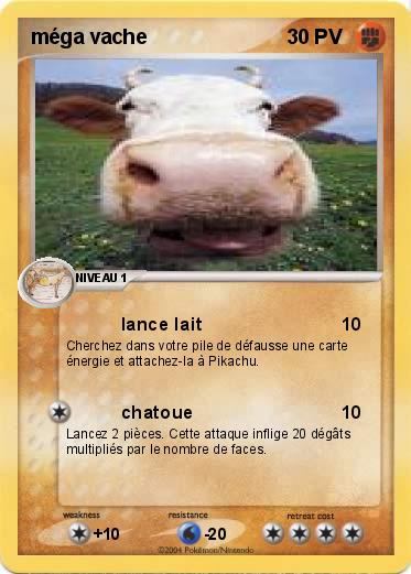 Pokemon méga vache