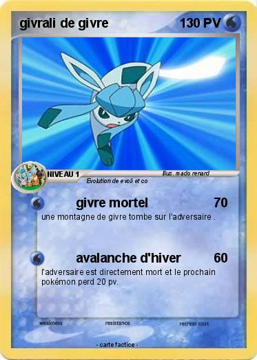 Pokemon givrali de givre
