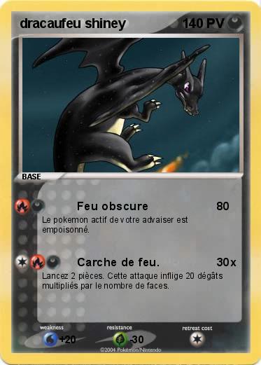 Pokemon dracaufeu shiney