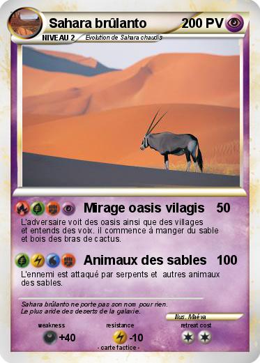 Pokemon Sahara brûlanto