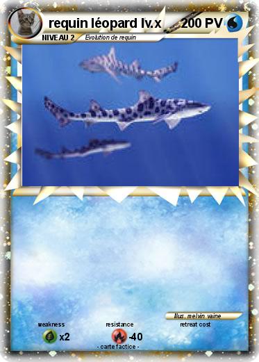 Pokemon requin léopard lv.x