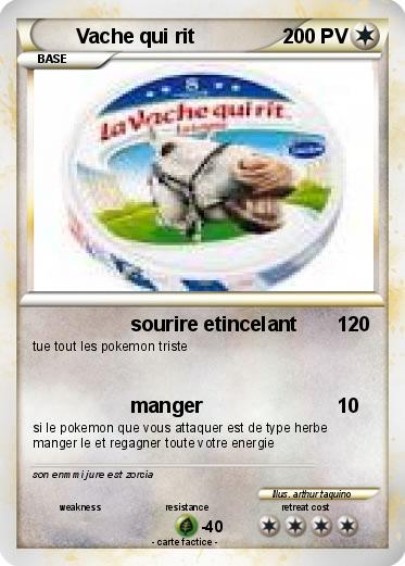Pokemon Vache qui rit
