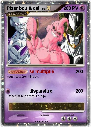 Pokemon frizer bou & cell