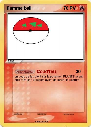 Pokemon flamme ball
