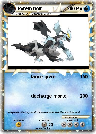 Pokemon kyrem noir