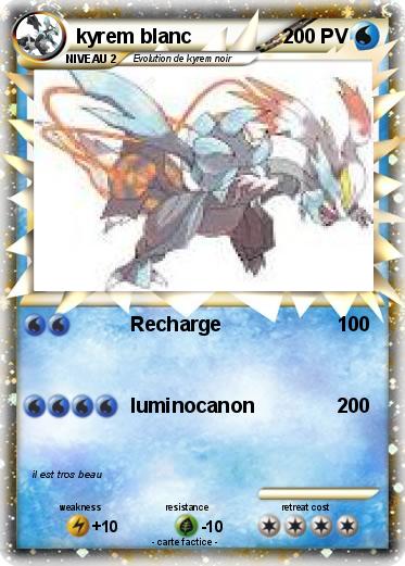 Pokemon kyrem blanc