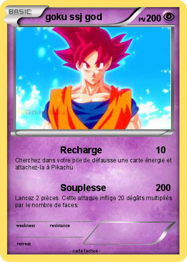 Pokemon goku ssj god