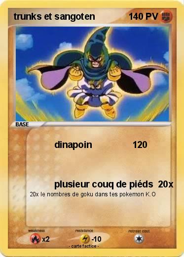 Pokemon trunks et sangoten
