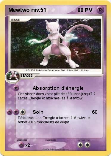 Pokemon Mewtwo niv.51