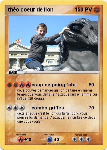 Pokemon théo coeur de lion