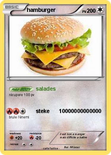 Pokemon hamburger