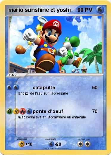 Pokemon mario sunshine et yoshi