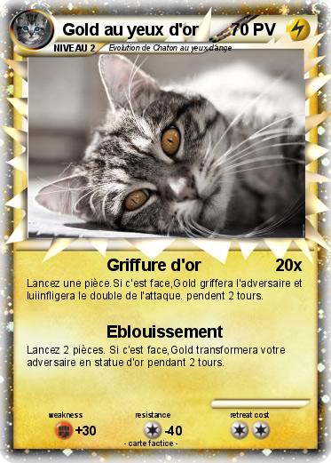 Pokemon Gold au yeux d'or