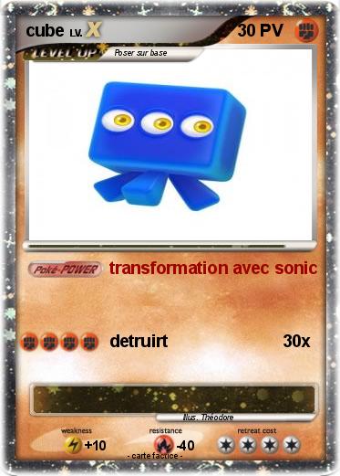 Pokemon cube