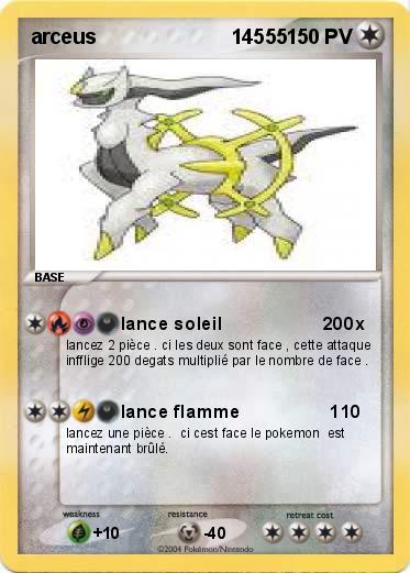 Pokemon arceus                        14555