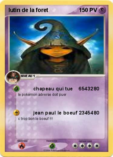 Pokemon lutin de la foret