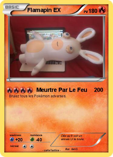 Pokemon Flamapin EX