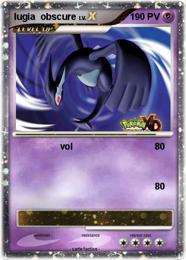 Pokemon lugia  obscure