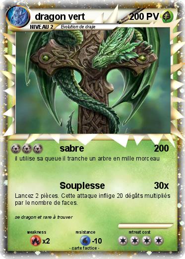 Pokemon dragon vert