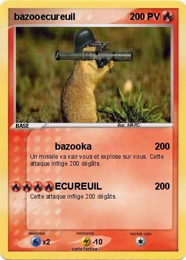 Pokemon bazooecureuil