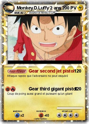 Pokemon Monkey.D.Luffy 2 ans