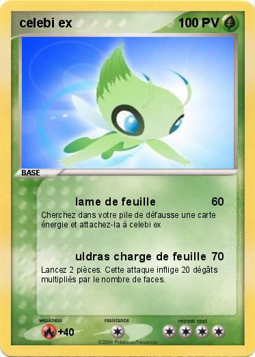 Pokemon celebi ex