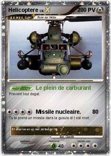 Pokemon Helicoptere
