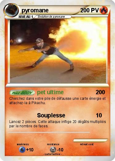 Pokemon pyromane