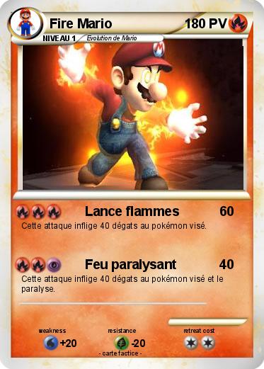 Pokemon Fire Mario