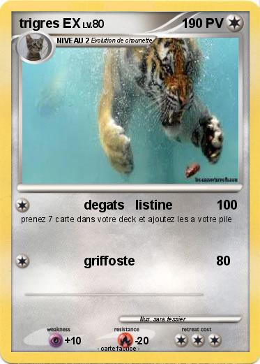Pokemon trigres EX