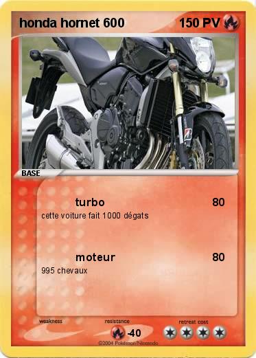 Pokemon honda hornet 600