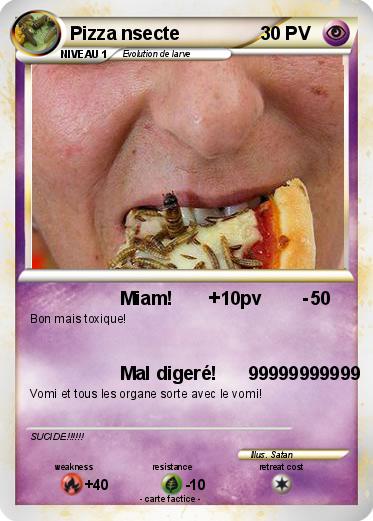 Pokemon Pizza nsecte
